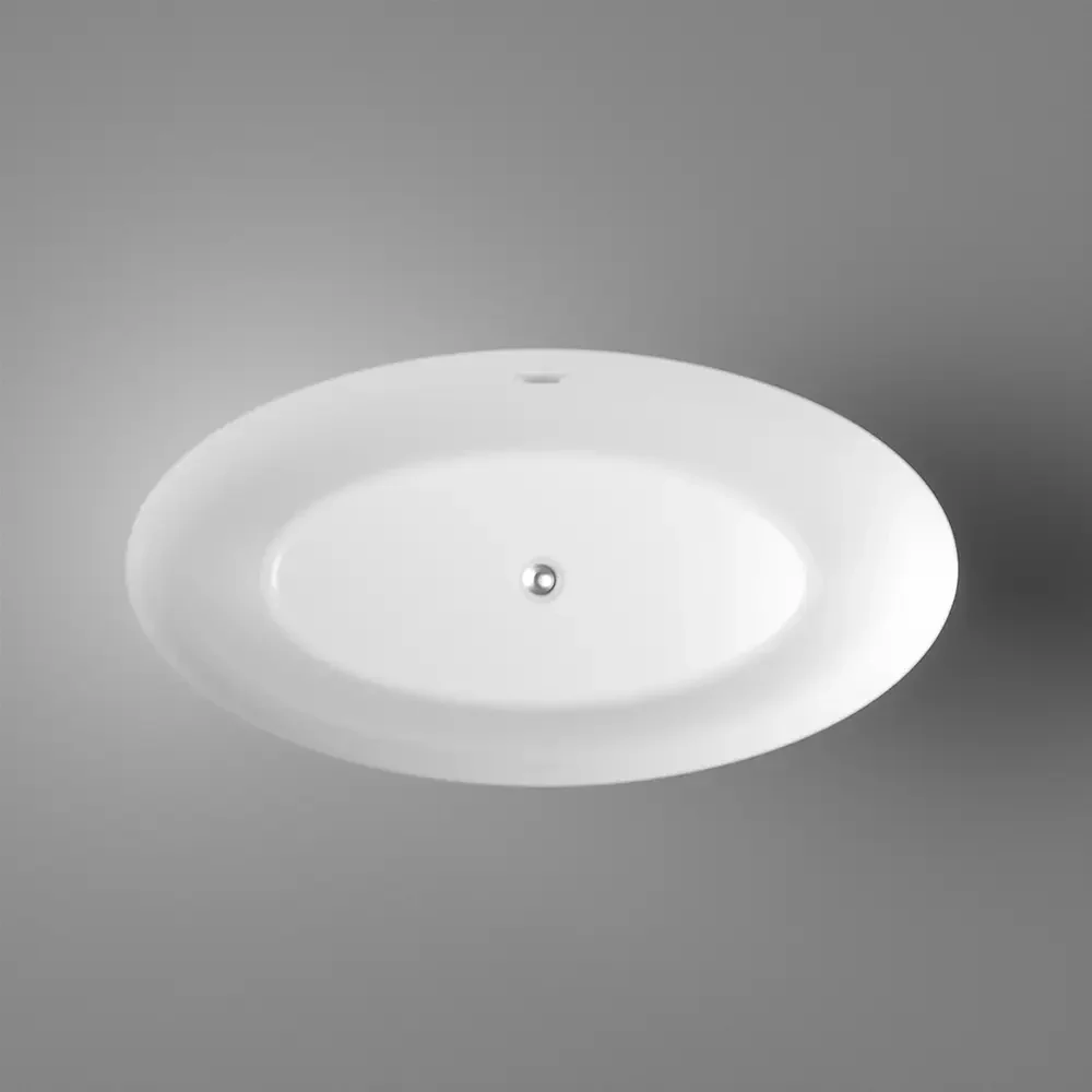Vasca da bagno freestanding 160cm bianco lucido Mod. Leonor - Image 3