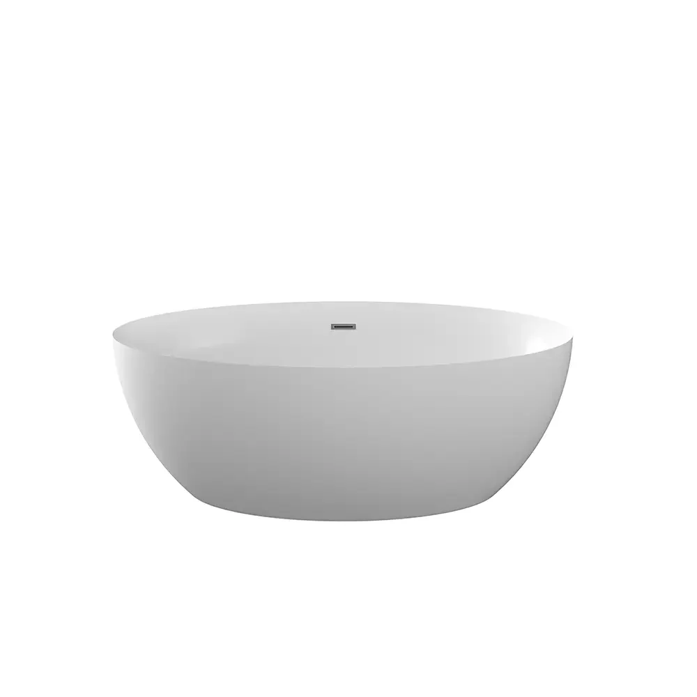 Vasca da bagno freestanding 160cm bianco lucido Mod. Leonor - Image 4