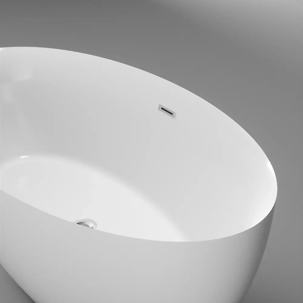 Vasca da bagno freestanding 160cm bianco lucido Mod. Leonor - Image 6