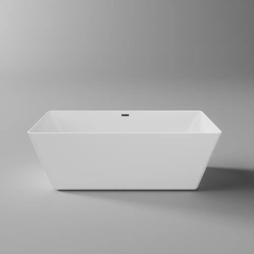 Vasca da bagno freestanding 170cm acrilico bianco lucido | Letizia - Image 5