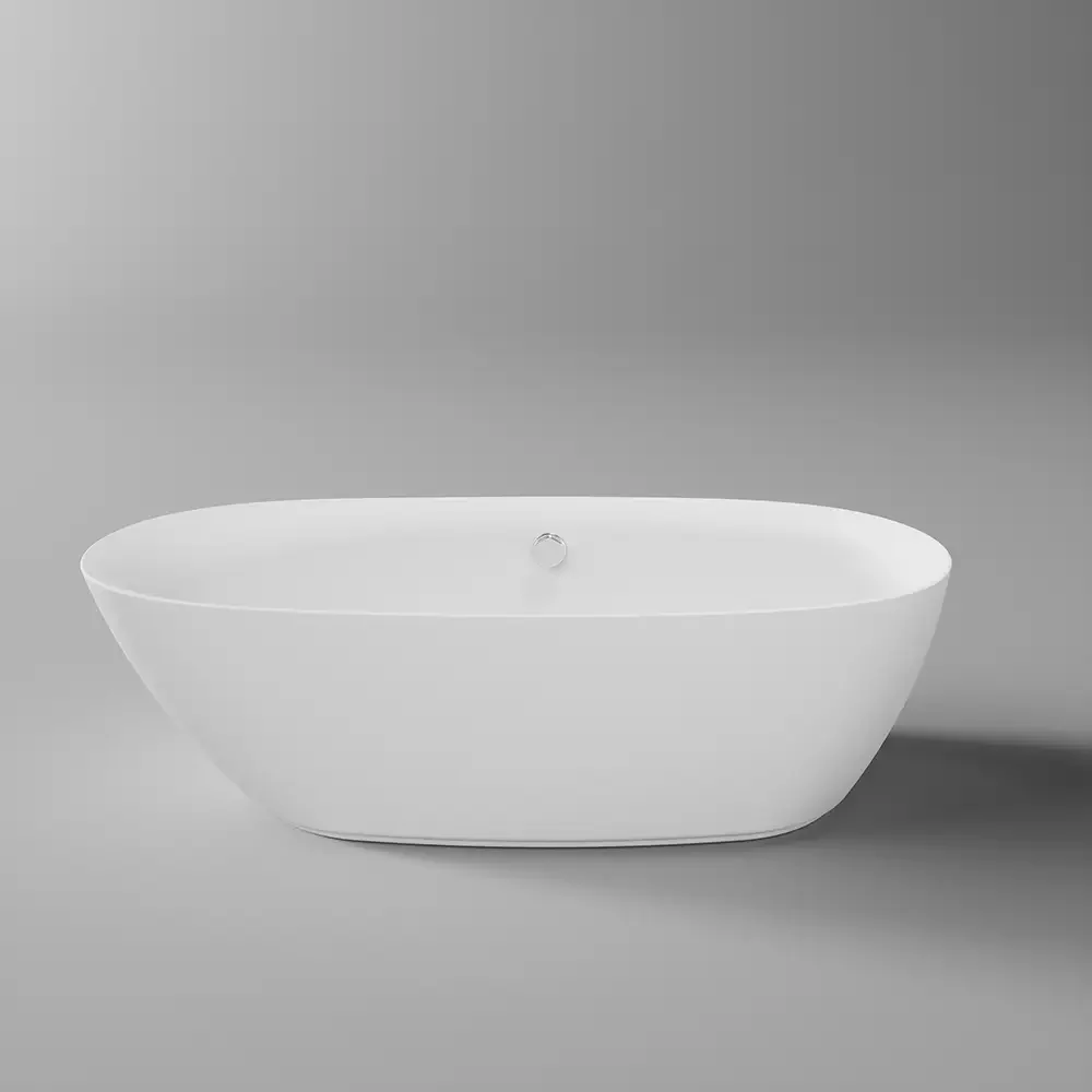 Vasca da bagno freestanding 180 cm acrilico bianco lucido centro stanza | Margherita - Image 4