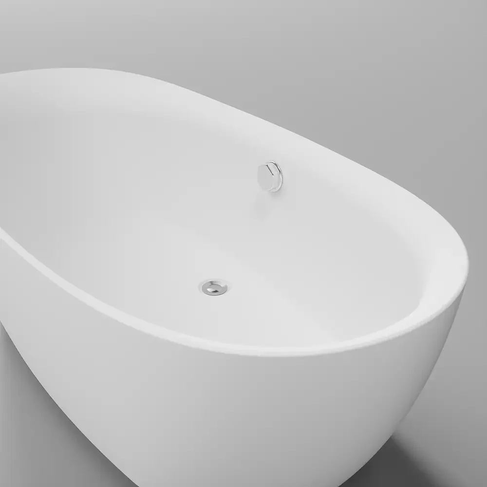 Vasca da bagno freestanding 180 cm acrilico bianco lucido centro stanza | Margherita - Image 5