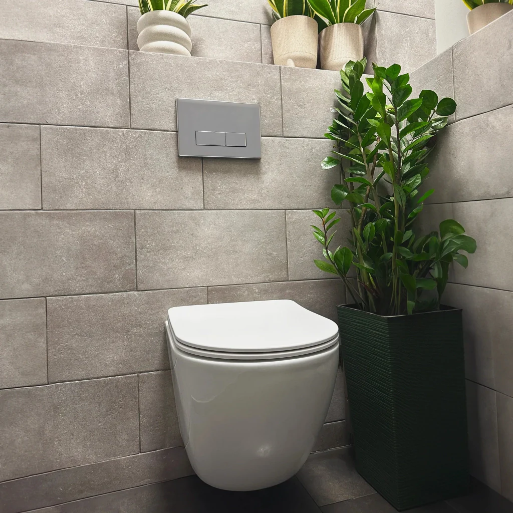 Vaso Wc Sospeso Rea Carlo Mini Tornado Rimless Flat N - Image 7