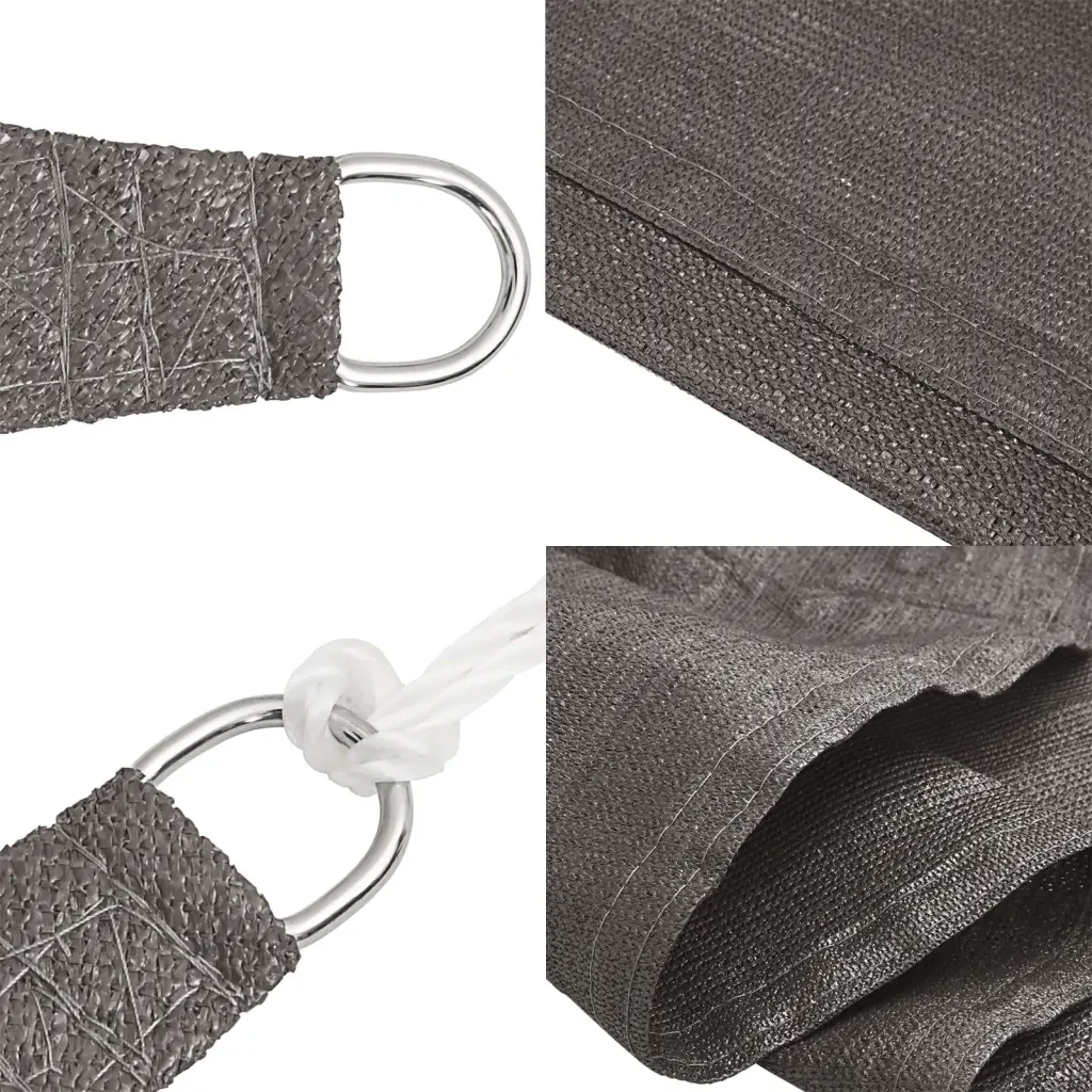 Vela Parasole 160 g/m² Antracite 2,5x5 m in HDPE 311071 - Image 7