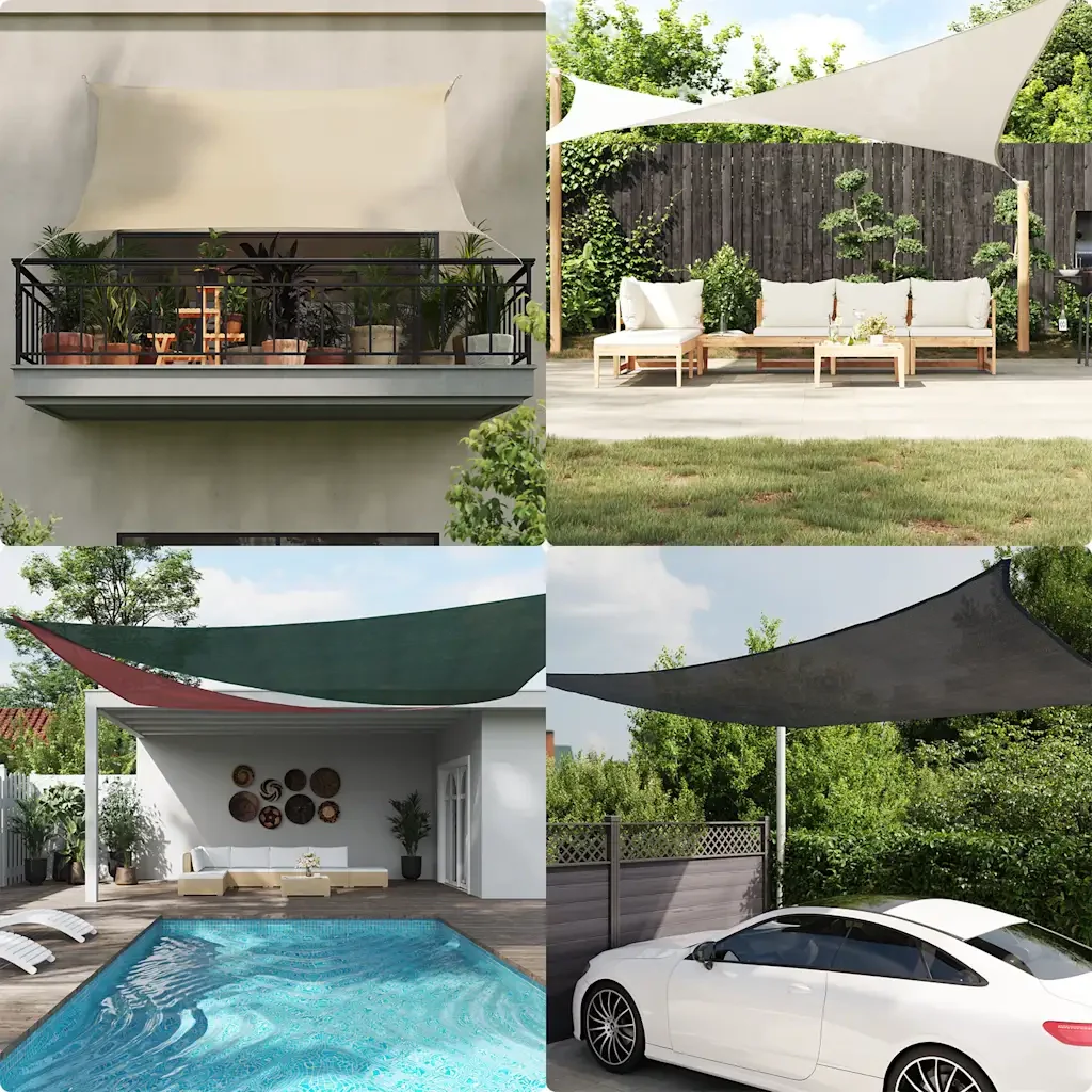 Vela Parasole 160 g/mÂ² Talpa 2,5x5 m in HDPE