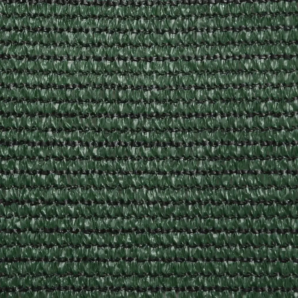Vela Parasole 160 g/m² Trapezio Verde Scuro 4/5x3 m in HDPE 311490 - Image 9