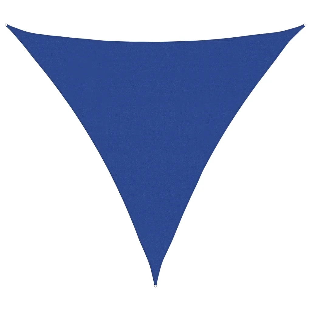 Vela Parasole 160 g/mÂ² Triangolare Blu 5x5x5 m in HDPE - Image 2
