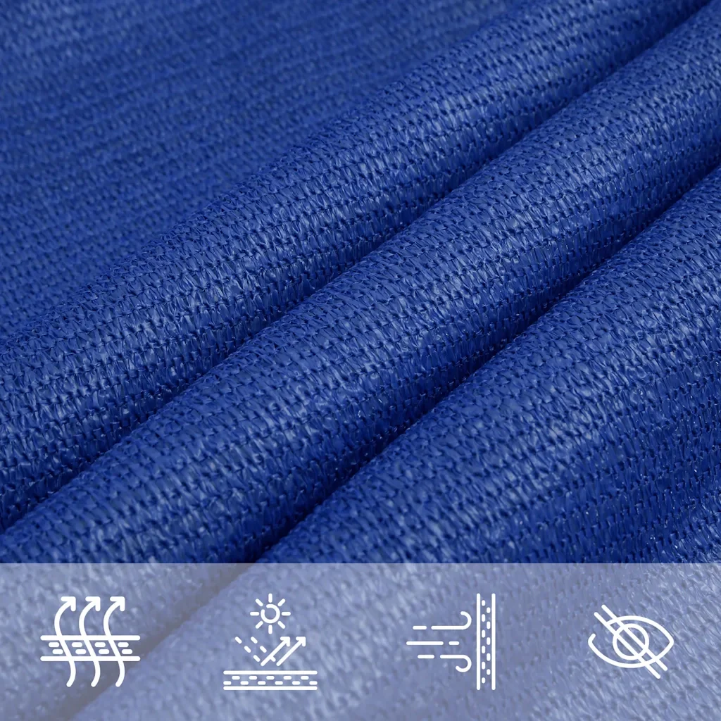 Vela Parasole 160 g/mÂ² Triangolare Blu 5x5x5 m in HDPE - Image 7