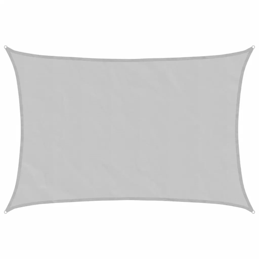 Vela Parasole Grigio Chiaro 4,5x3,5 m 100% Poliestere Oxford 4000549 - Image 2