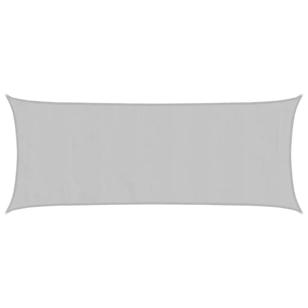 Vela Parasole Grigio Chiaro 5x2 m 100% Poliestere Oxford 4000539 - Image 2