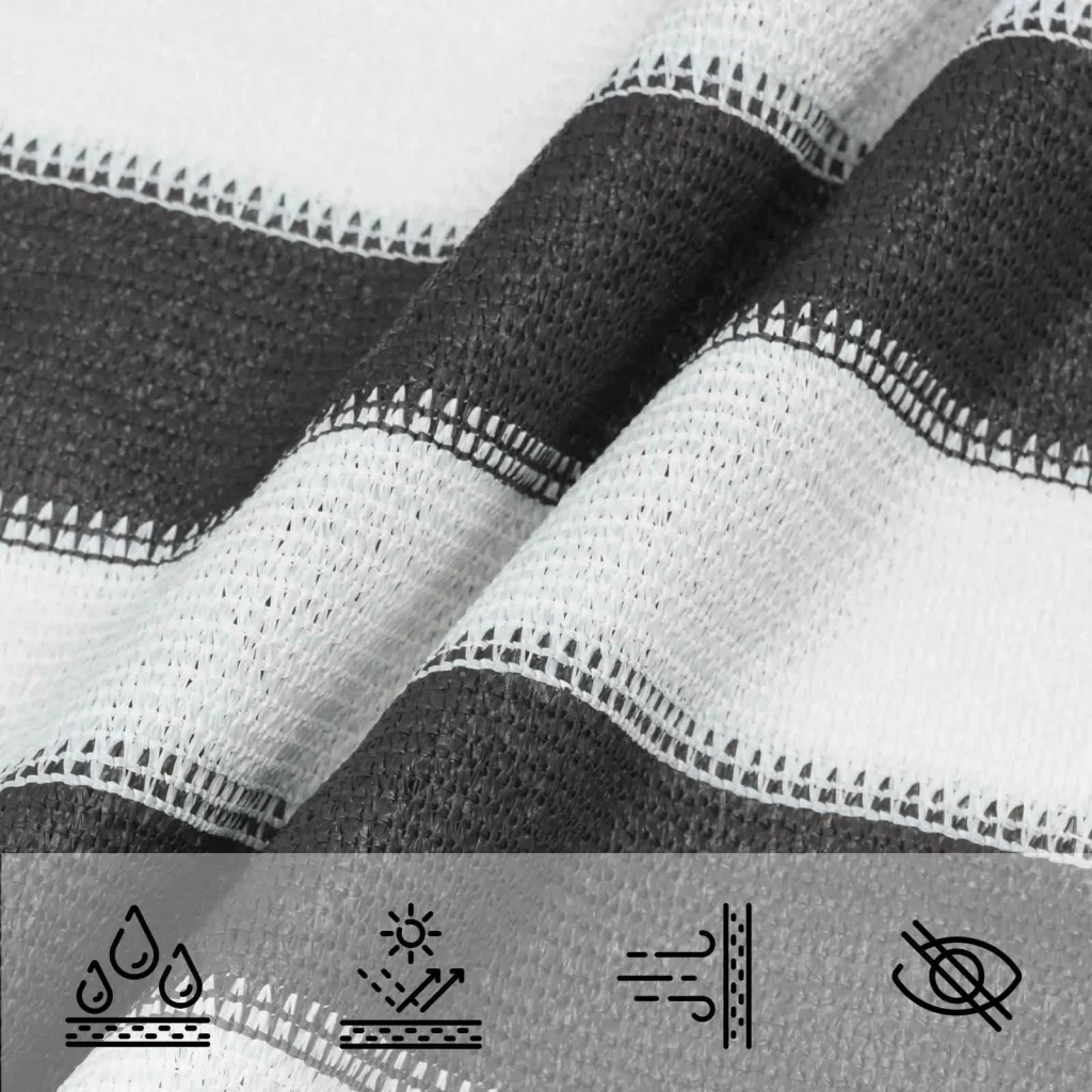 Vela Parasole | Telo Ombra | Vela da ombra 3,5 x 3,5 x 4,9 m HDPE - Image 4