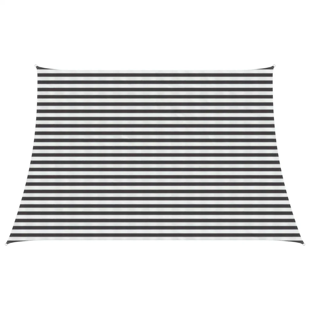 Vela Parasole | Telo Ombra | Vela da ombra Antracite e Bianco 3 / 4 x 3 m HDPE - Image 2