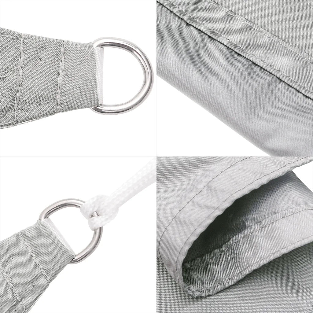 Vela Parasole | Telo Ombra | Vela da ombra Grigio Chiaro 6x3 m 100% Poliestere Oxford - Image 6