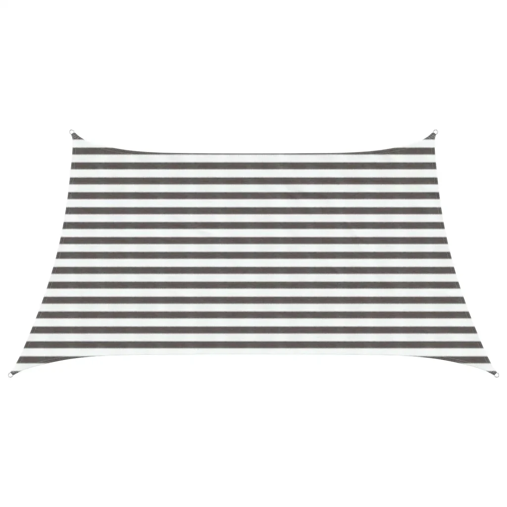Vela Parasole | Telo Ombra | Vela da ombra Grigio chiaro e bianco 3 / 4 x 2 m HDPE - Image 2