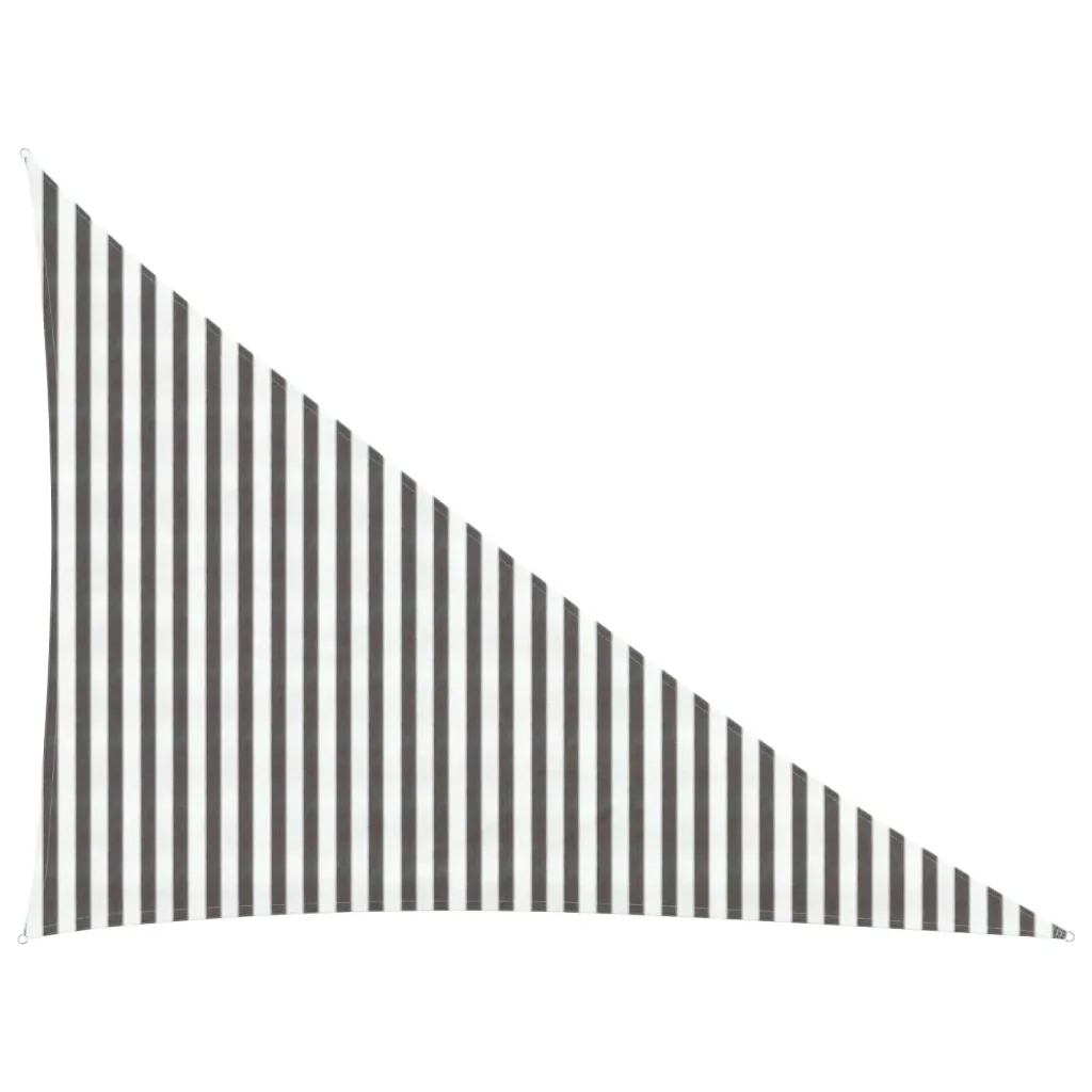 Vela Parasole | Telo Ombra | Vela da ombra Grigio chiaro e bianco 3 x 4 x 5 m HDPE - Image 2