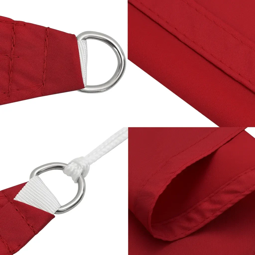 Vela Parasole | Telo Ombra | Vela da ombra in Tela Oxford Quadrata 2,5x2,5 m Rossa - Image 6