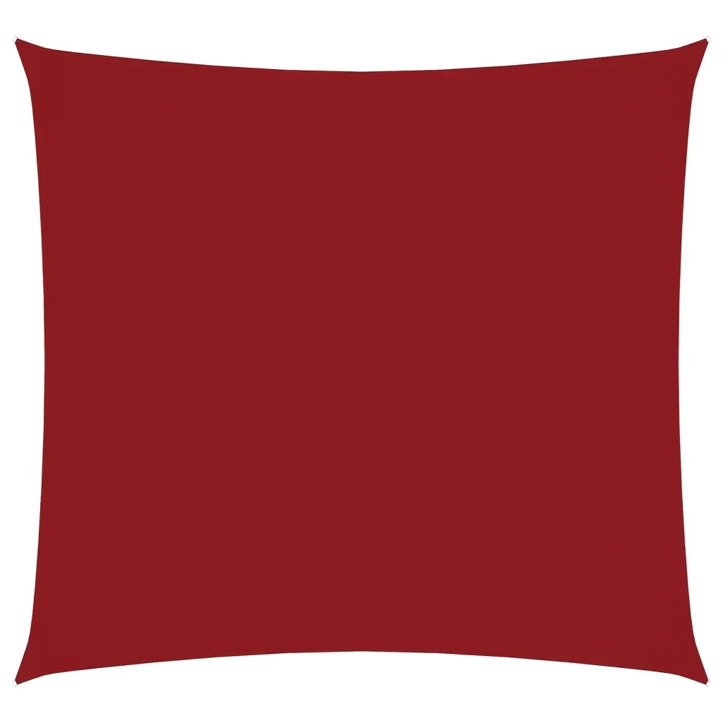 Vela Parasole | Telo Ombra | Vela da ombra in Tela Oxford Quadrata 4x4 m Rossa