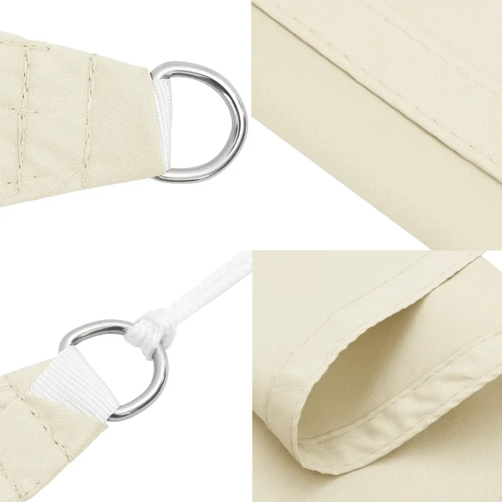 Vela Parasole | Telo Ombra | Vela da ombra Oxford in Tela 2x2 m Crema - Image 6