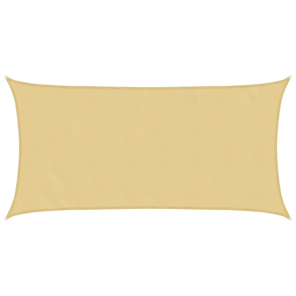 Vela Parasole | Telo Ombra | Vela da ombra Sabbia 3,5x2 m 100% Poliestere Oxford