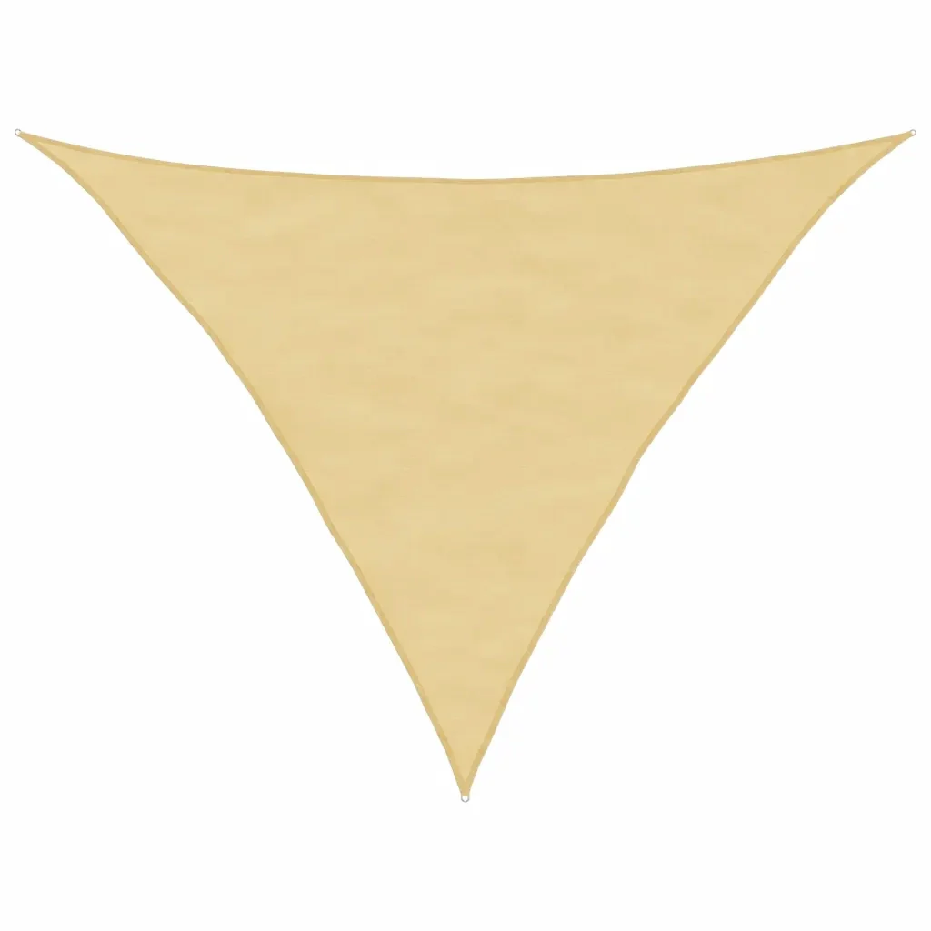 Vela Parasole | Telo Ombra | Vela da ombra Sabbia 3,5x3,5x4,9 m 100% Poliestere Oxford