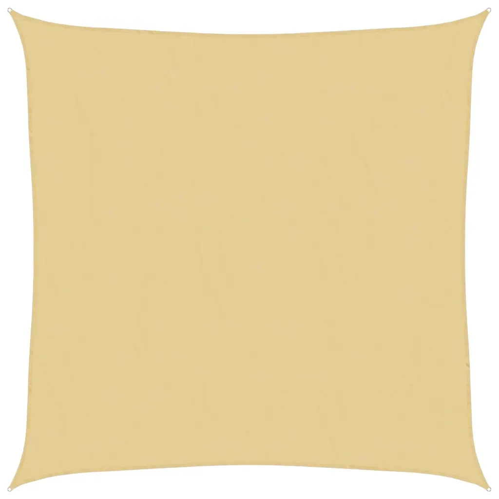 Vela Parasole | Telo Ombra | Vela da ombra Sabbia 3,6x3,6 m 100% Poliestere Oxford