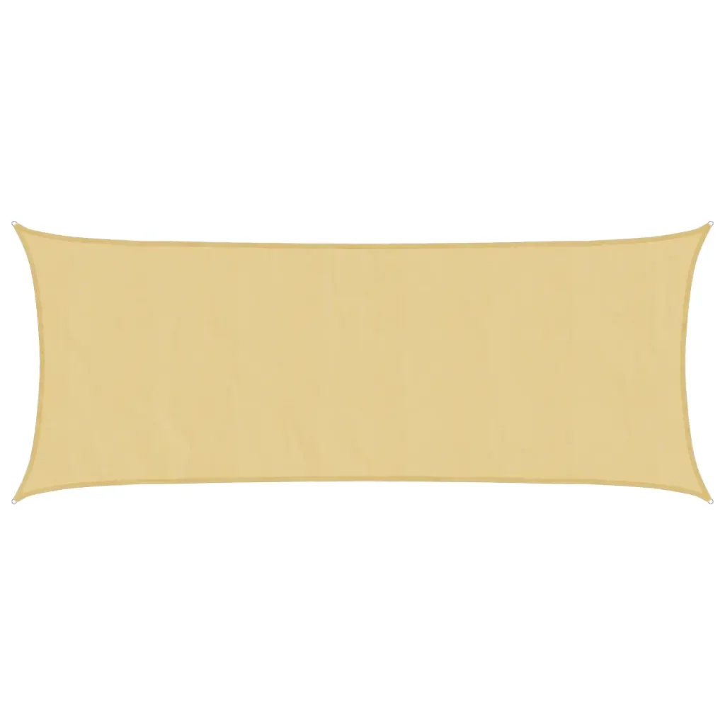 Vela Parasole | Telo Ombra | Vela da ombra Sabbia 4,5x2 m 100% Poliestere Oxford