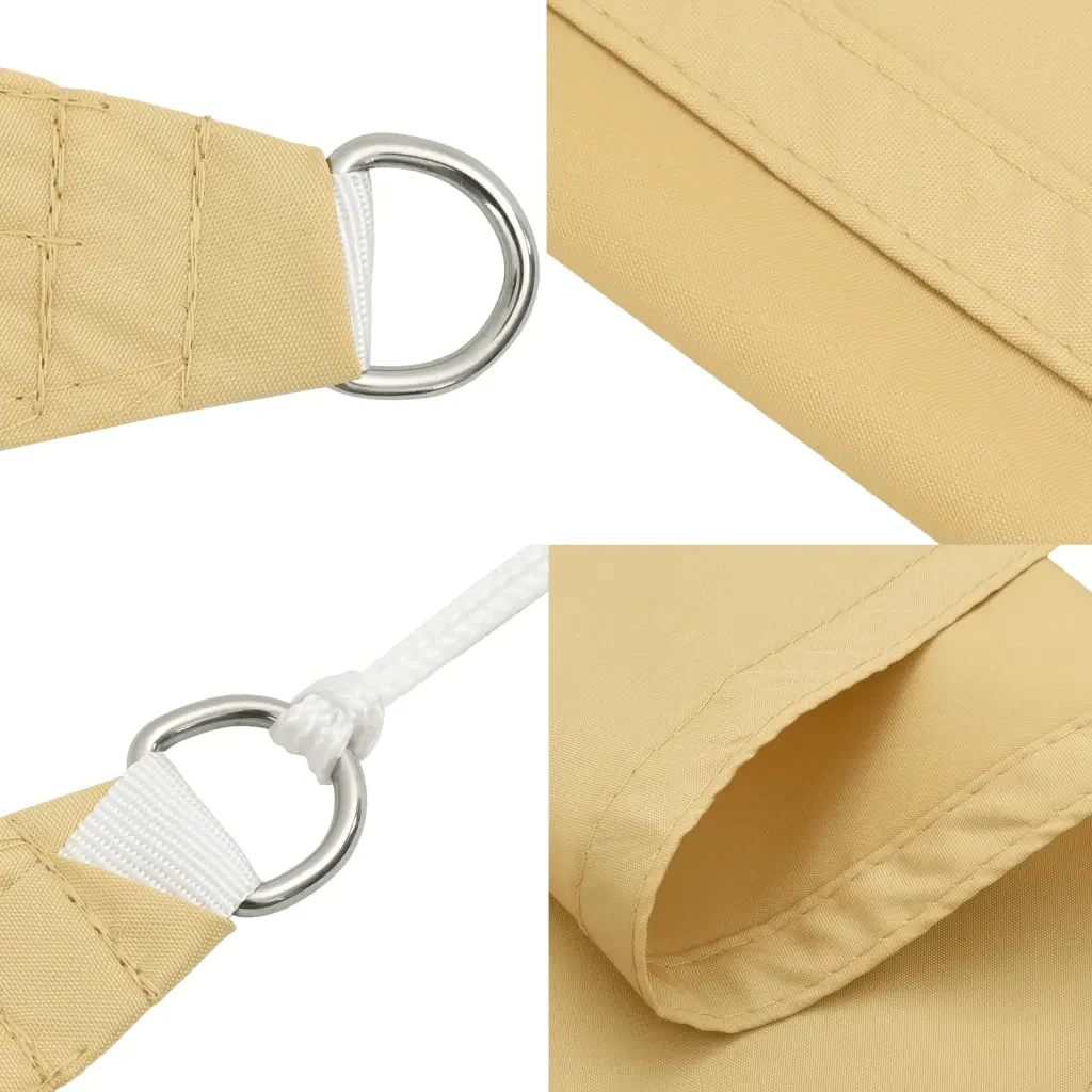 Vela Parasole | Telo Ombra | Vela da ombra Sabbia 4,5x4,5x4,5 m 100% Poliestere Oxford - Image 6