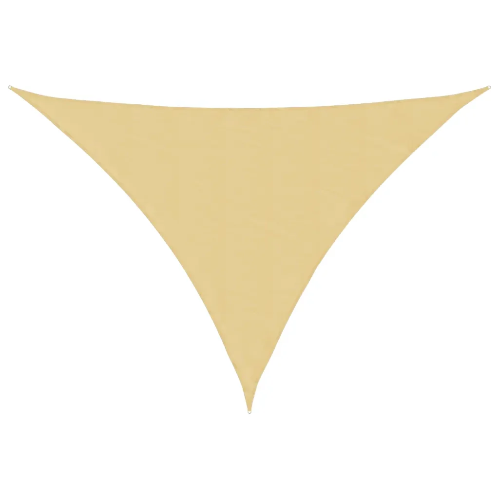 Vela Parasole | Telo Ombra | Vela da ombra Sabbia 4x4x5,8 m 100% Poliestere Oxford