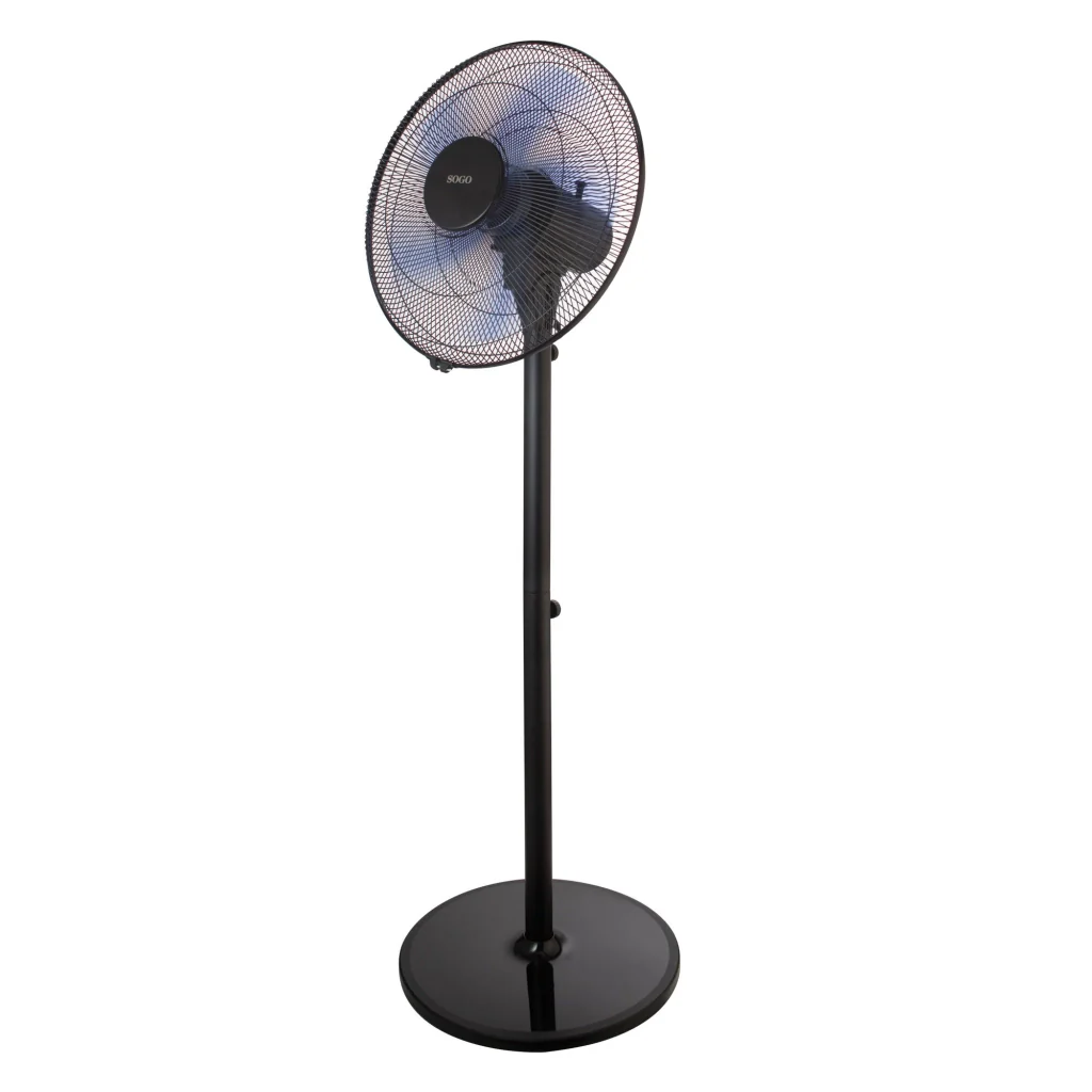 Ventilatore a piantana 16 pollici 40cm, 5 pale con oscillazione, altezza regolabile 130cm, 3 velocità 50W - SOGO - Image 6