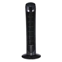 Ventilatore a Torre con Funzione Oscillante, 45W, 3 Modalità, Plastica ABS, 27x27x75cm, Nero - Image 4