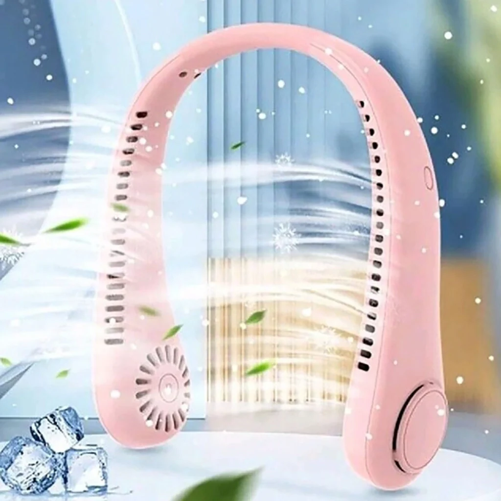 VENTILATORE COLLO SENZA PALE PORTATILE RICARICABILE ARIA USB SPORT AS-01577 - Image 2
