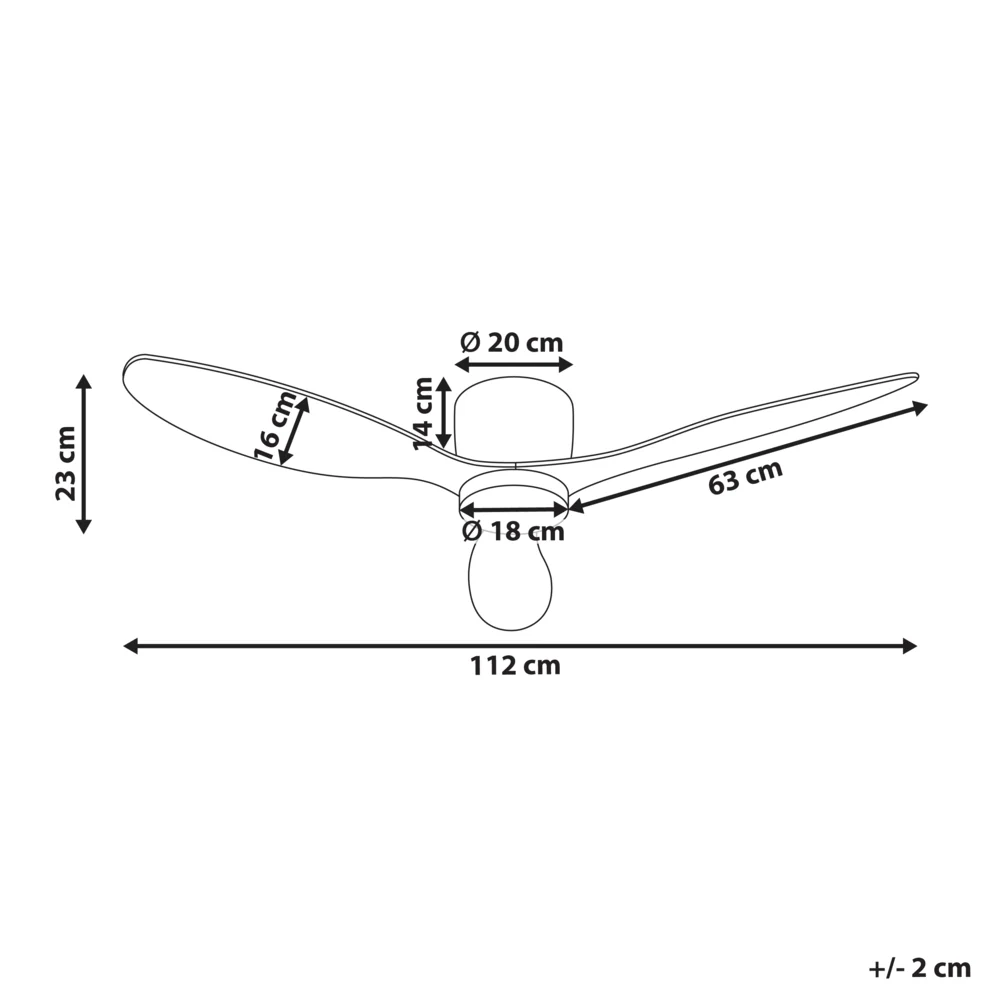 Ventilatore da soffitto con telecomando Illuminazione a LED Telecomando 5 opzioni di velocità 3 luci Marrone stile moderno soggiorno - Image 3