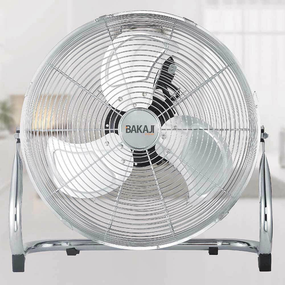 Ventilatore da terra Acciaio 100 W Pale Alluminio 50 cm 3 Velocita Oscillante - Image 5