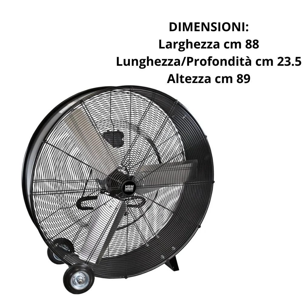 Ventilatore da terra industriale zephir zdm90cm potente e versatile - Image 3