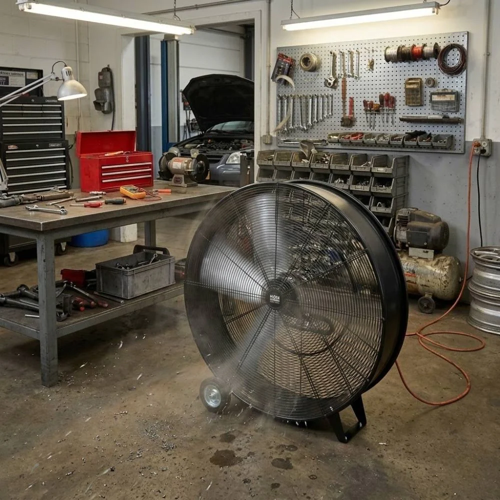 Ventilatore da terra industriale zephir zdm90cm potente e versatile - Image 6