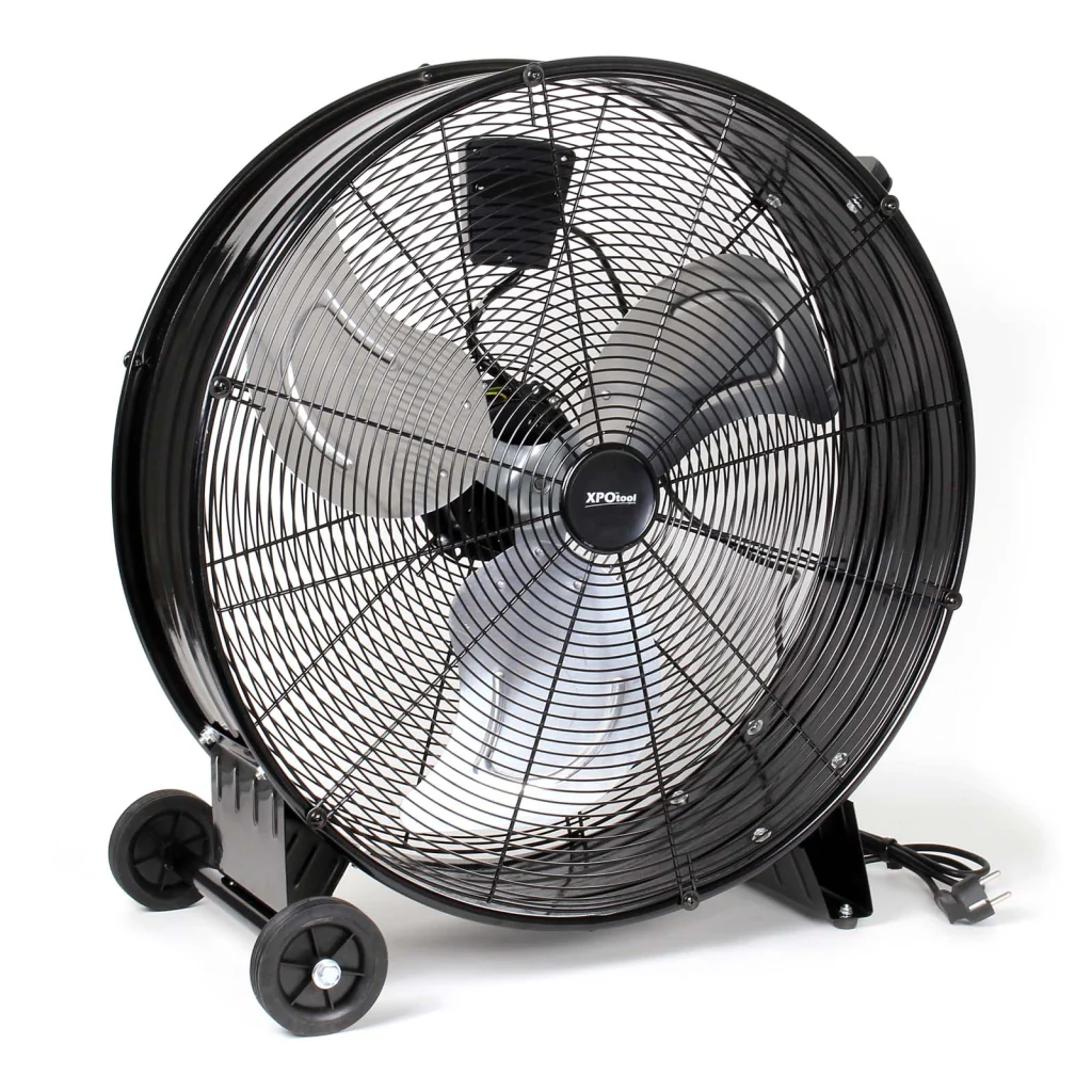 Ventilatore industriale 60 cm 180 W Ventilatore a tamburo da pavimento portatile con cavo e 3 velocità - Image 2