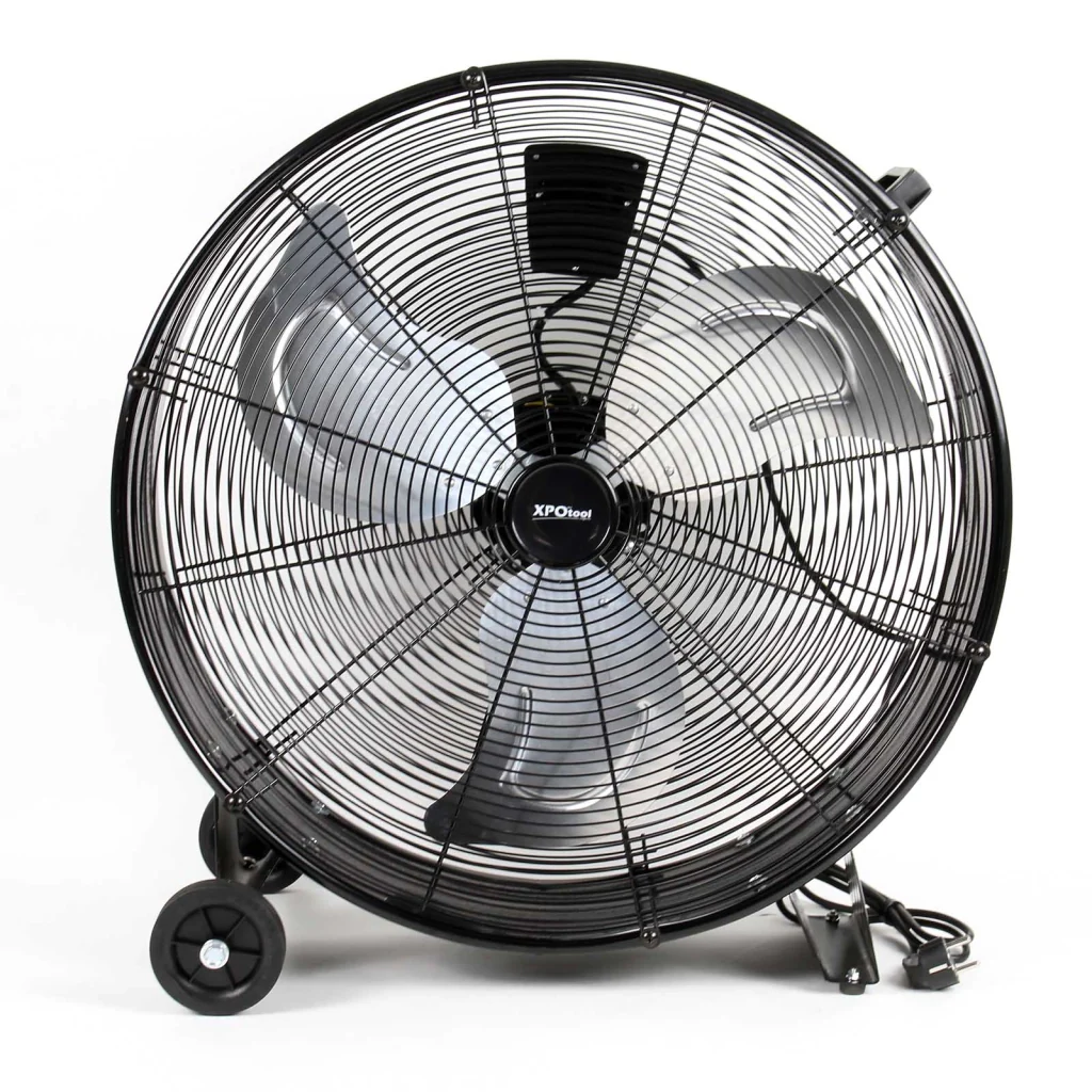 Ventilatore industriale 60 cm 180 W Ventilatore a tamburo da pavimento portatile con cavo e 3 velocità - Image 3