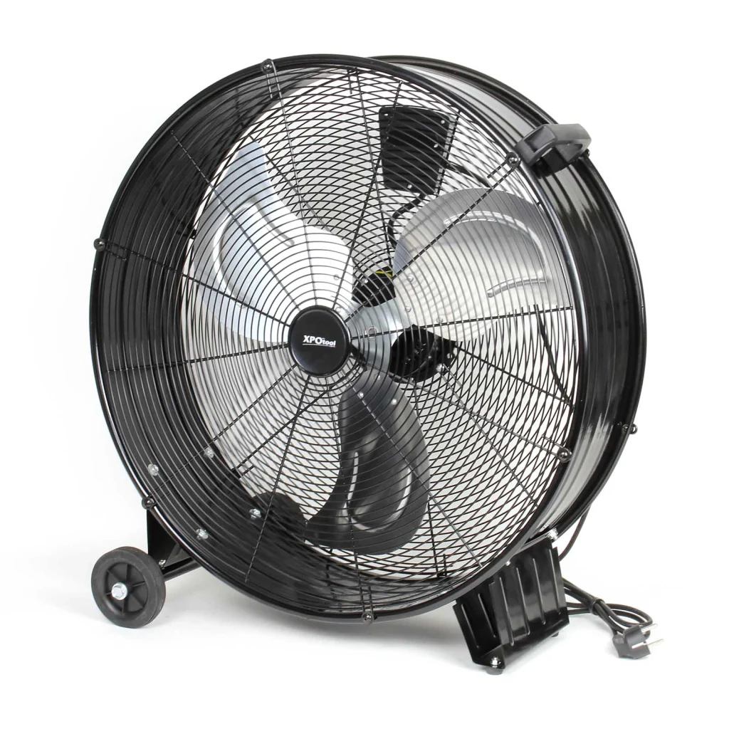 Ventilatore industriale 60 cm 180 W Ventilatore a tamburo da pavimento portatile con cavo e 3 velocità - Image 7