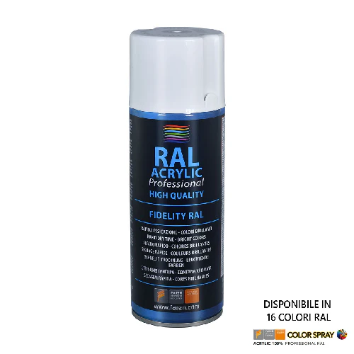 VERNICE ACRILICA SPRAY- RAL9010 Bianco Opaco- FAREN- pezzi 1