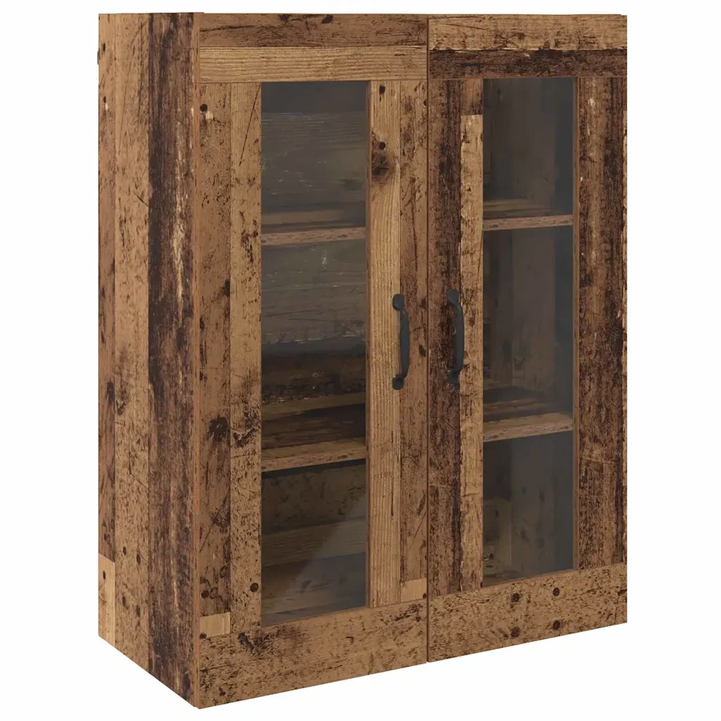 Armadi da Muro 2 pcs Legno vecchio 69,5 x 34 x 90 cm - Image 5