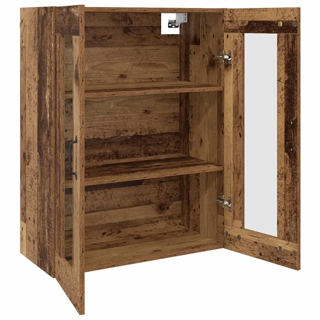 Armadi da Muro 2 pcs Legno vecchio 69,5 x 34 x 90 cm - Image 6
