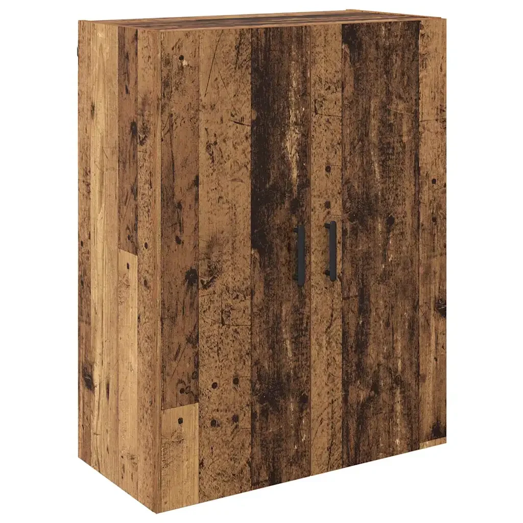 Mobiletto a muro 2 pcs Legno vecchio 69,5 x 34 x 90 cm - Image 5