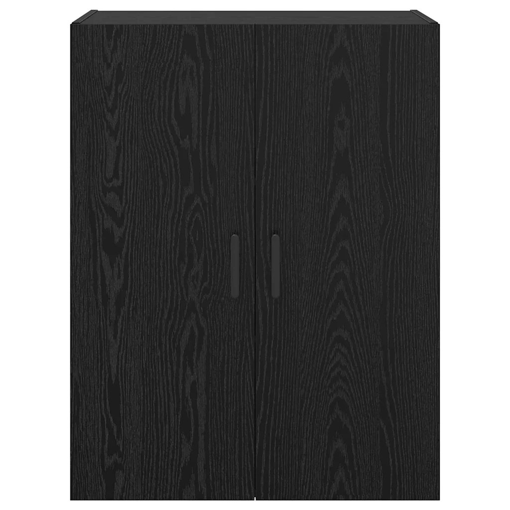 Mobiletto a muro 2 pcs Rovere Nero 69,5 x 34 x 90 cm - Image 7