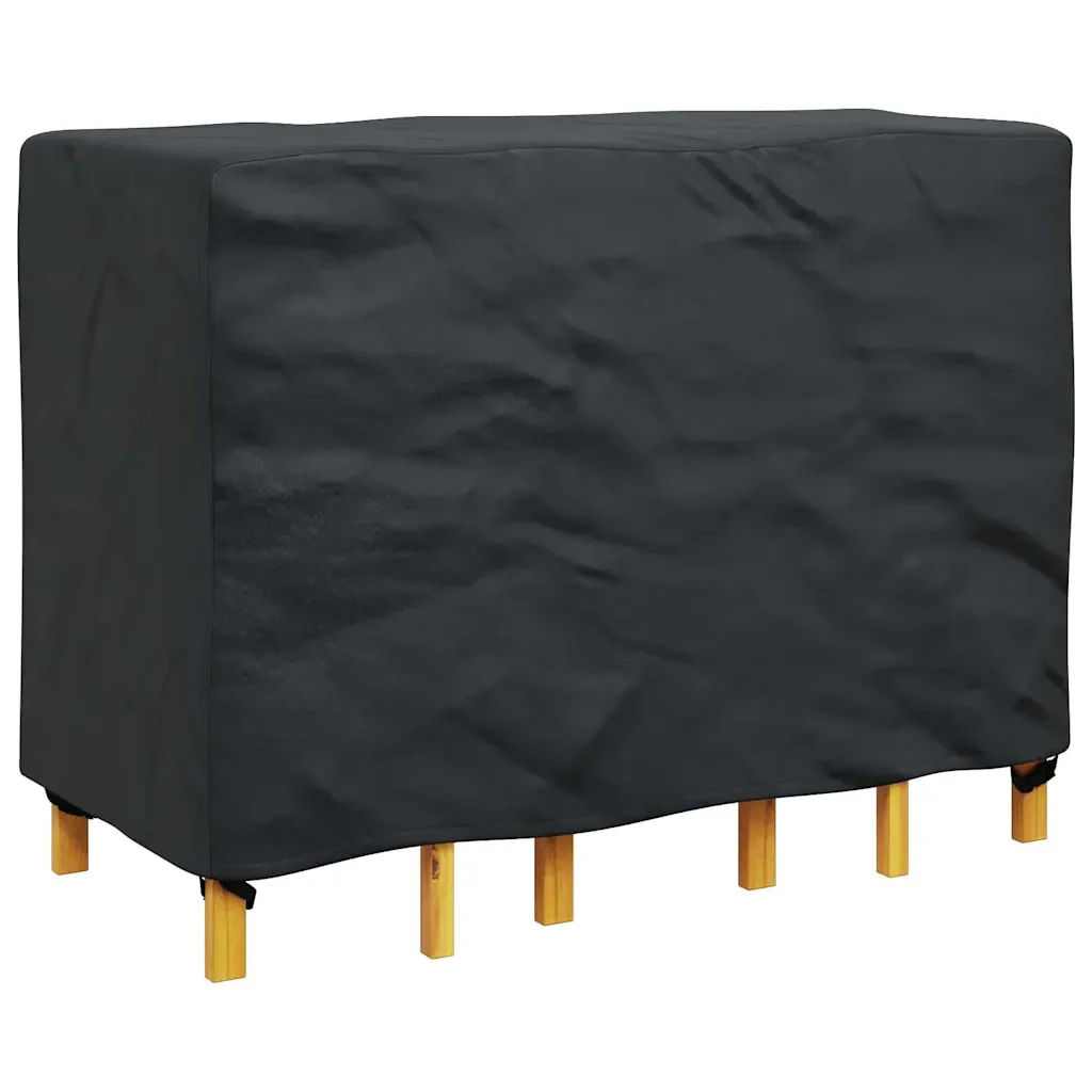 vidaXL Copertura per mobili da esterno Nero 140 x 70 x 90 cm 210D - Image 3