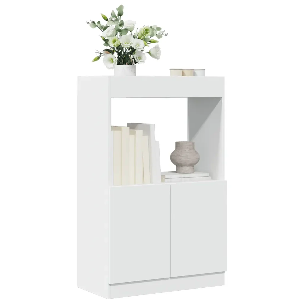 vidaXL Credenza Bianca 63x33x100 cm in Truciolato