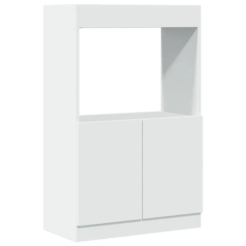 vidaXL Credenza Bianca 63x33x100 cm in Truciolato - Image 2