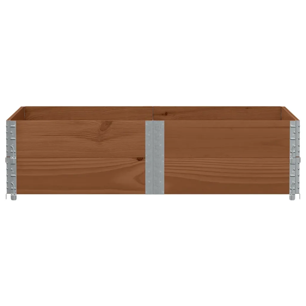 Fioriera da Giardino Marrone 150x100 cm Legno Massello di Pino - Image 3