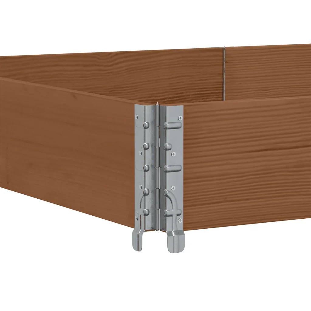 Fioriera da Giardino Marrone 150x100 cm Legno Massello di Pino - Image 4