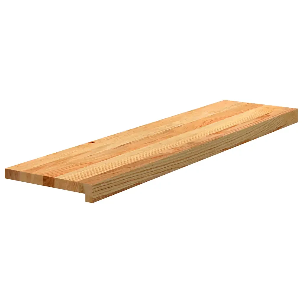 Gradini 20 pz Marrone Chiaro 100x25x2 cm Legno Massello Rovere - Image 3