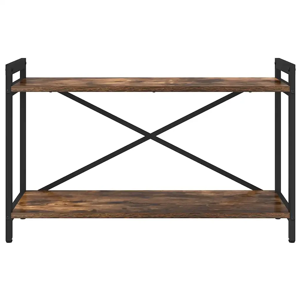 vidaXL Libreria Rovere fumo 80 x 30 x 48.5 cm Legno multistrato - Image 5